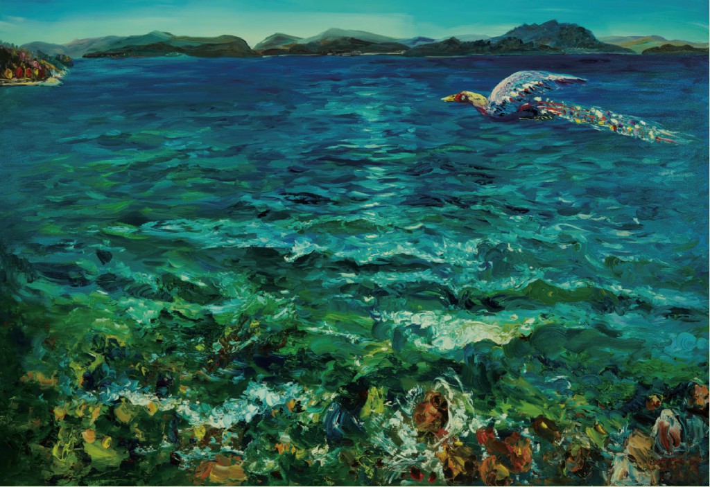 1573975048409147.jpg 浓烈浪漫生命礼赞——解读周昌新和他的重彩油
