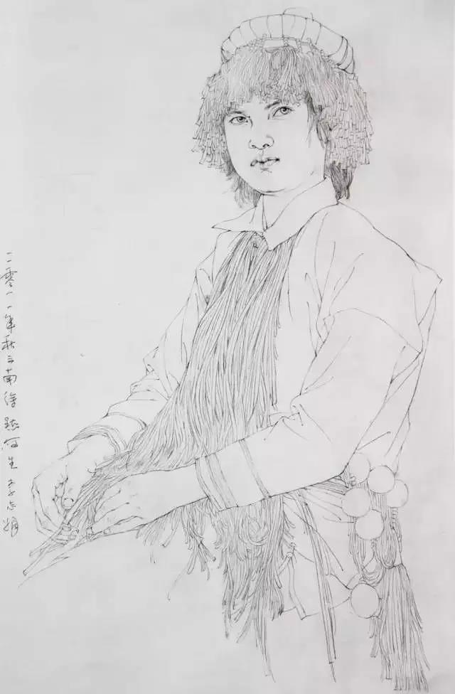 1575016622831618.jpg 中国美术学院徐默教授在云南大学进行人物线描